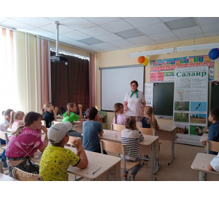 В пришкольном лагере Ельцовской школы прошел День экологии.